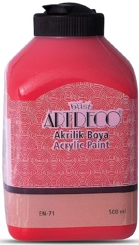 ARTDECO AKRİLİK BOYA 500 ML KIRMIZI Y-070L-3016