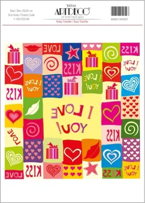 ARTDECO KOLAY TRANSFER 25x35 CM NO:69 Y-100-KT25-69