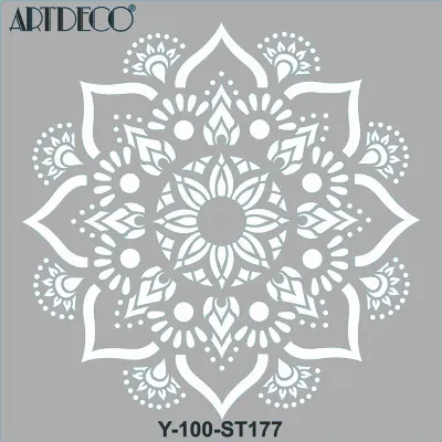 ARTDECO STENCIL 30x30 CM MANDALA Y-100-ST177
