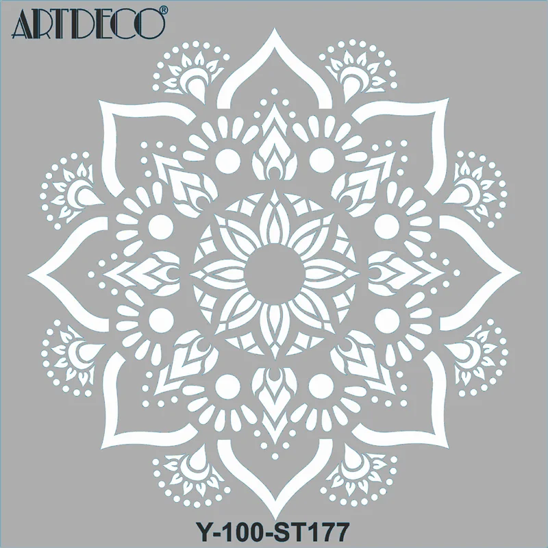 ARTDECO STENCIL 30x30 CM MANDALA Y-100-ST177