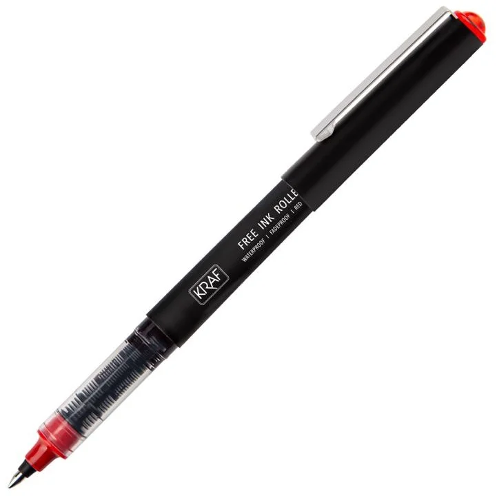 KRAF ROLLER KALEM 0.7mm 300G KIRMIZI