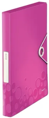 LEITZ LASTİKLİ DOSYA WOW ACTIVE KALIN L-4629 PEMBE