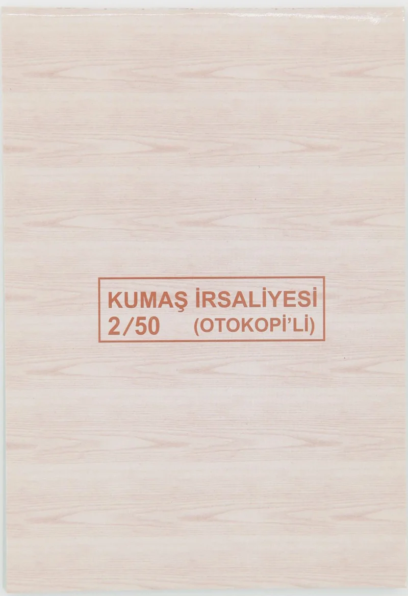 DİLMAN KUMAŞ İRSALİYESİ 2/50 2 NÜSHA 4127