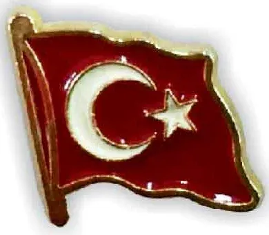 BUKET ROZET MİNELİ TÜRK BAYRAĞI UFAK BKT-604