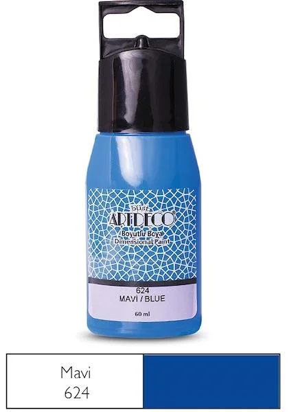 ARTDECO BOYUTLU BOYA 60 ML MAVİ Y-042C-624