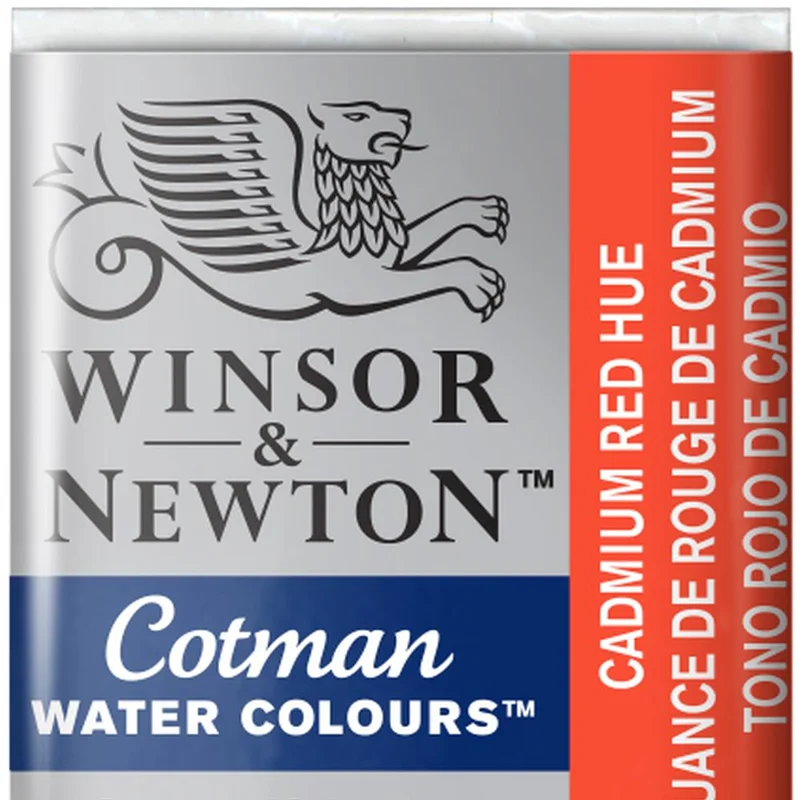 W&N SULU BOYA COTMAN YARIM TABLET CADMIUM RED HUE WN-0301095