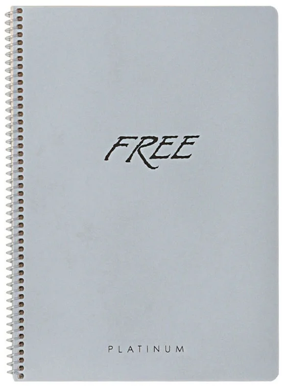 KESKİN DEFTER FREE PLATİNUM A4 PP KAPAK SPİRALLİ 120 YP. ÇİZGİLİ 320351