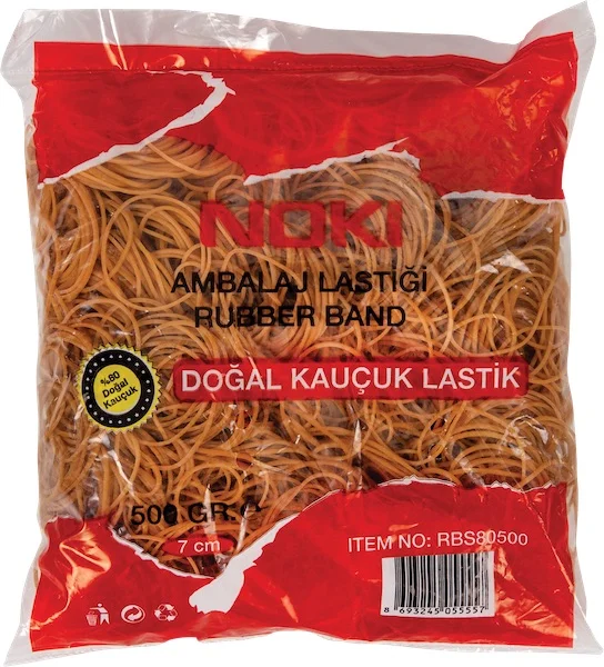 NOKİ AMBALAJ LASTİĞİ %80 KAUÇUK 500 GR 7CM RBS80500