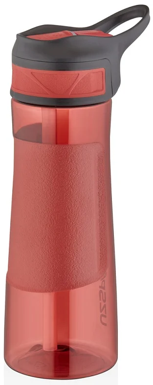 UZSPACE MATARA TRITAN PİPETLİ 9002 670 ML KIRMIZI