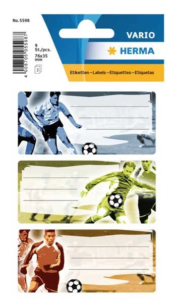 HERMA ETİKET VARIO OKUL ETİKETİ FUTBOL 5598