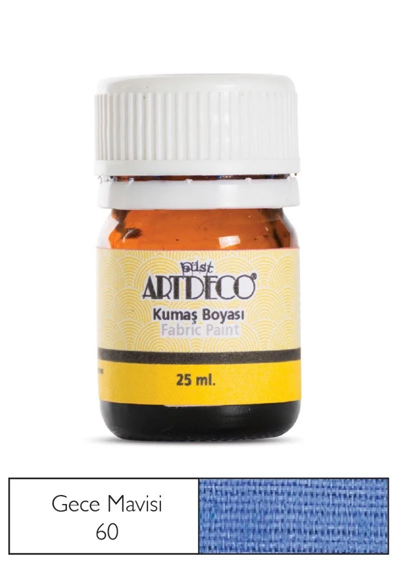 ARTDECO KUMAŞ BOYASI 25 ML GECE MAVİSİ Y-010A-60