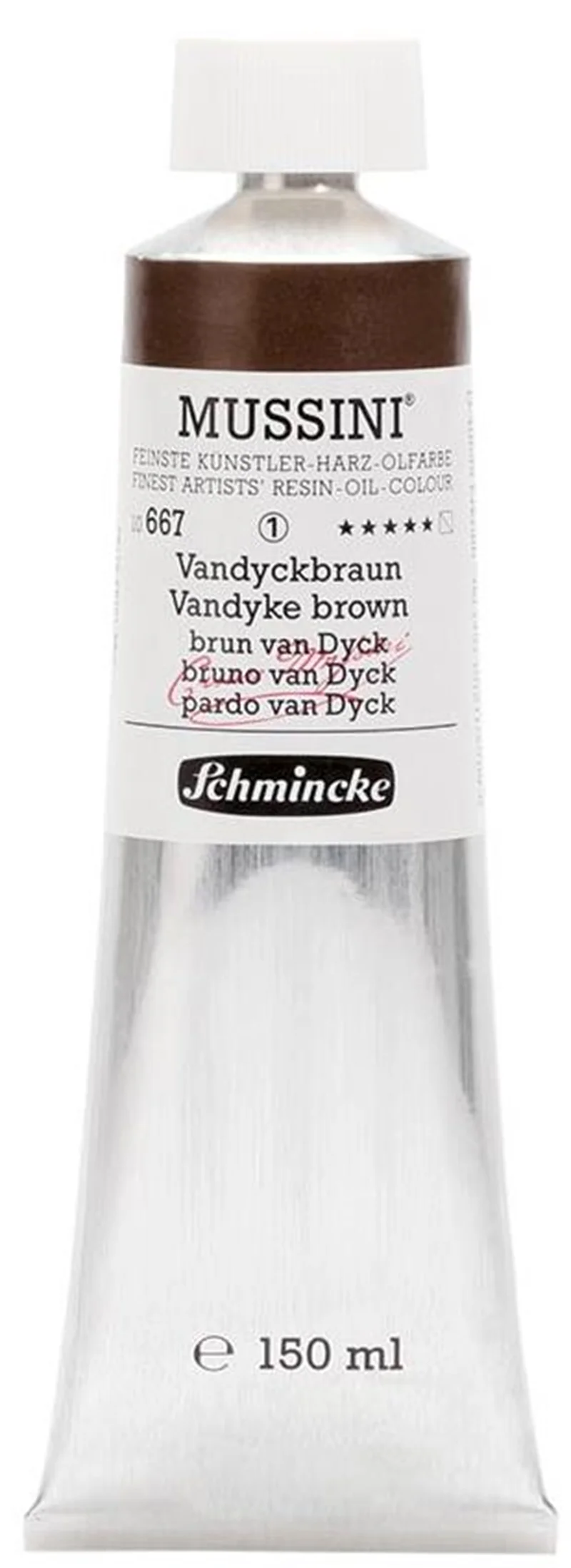 SCHMİNCKE MUSSİNİ ARTİST YAĞLI BOYA 150 ML SERİ 1 667 VANDYKE BROWN 10667019