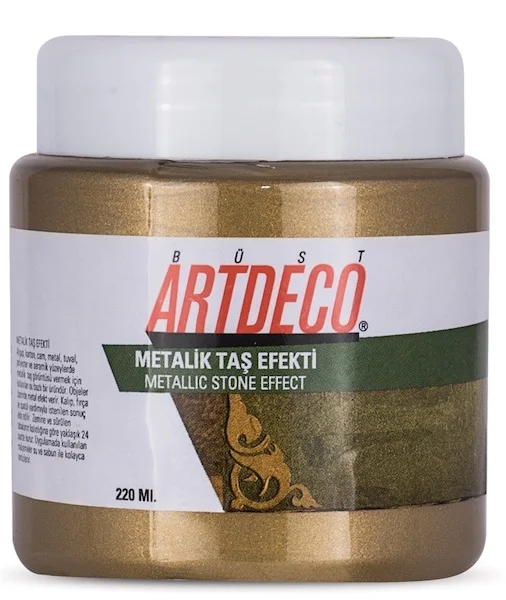ARTDECO TAŞ EFEKTİ METALİK 220 ML ANTİK ALTIN Y-054N-2023