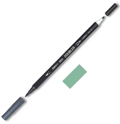 MARVY FIRÇA KALEM BRUSH PEN ÇİFT UÇLU 1800-102 JADE GREEN