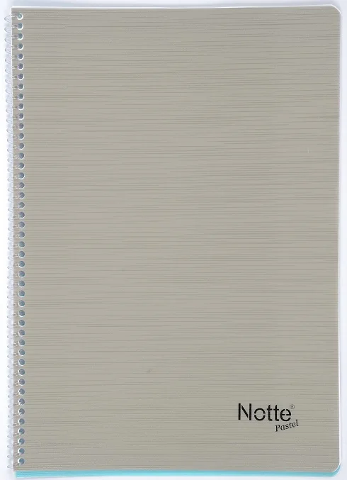 NOTTE DEFTER A4 PASTEL SPR. PP 80YP. ÇİZGİLİ  60-337