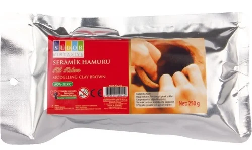 SÜDOR SERAMİK KİL 250 GR KAHVE KİL252