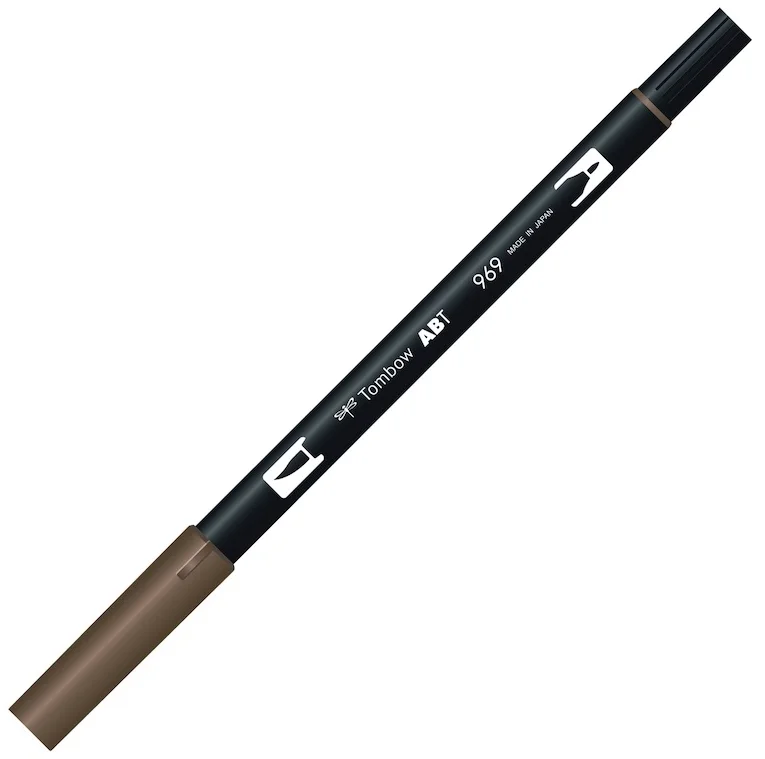 TOMBOW AB-T DUAL BRUSH PEN GRAFİK KALEMİ CHOCOLATE (969) T-AB-T 969