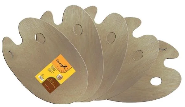 FANART ACADEMY PALET MDF OVAL 30x40 CM F-9220.30