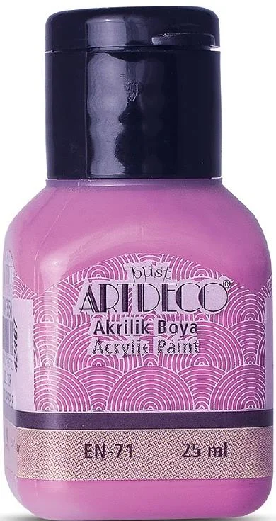ARTDECO AKRİLİK BOYA 25 ML KIZIL MOR Y-070A-3050