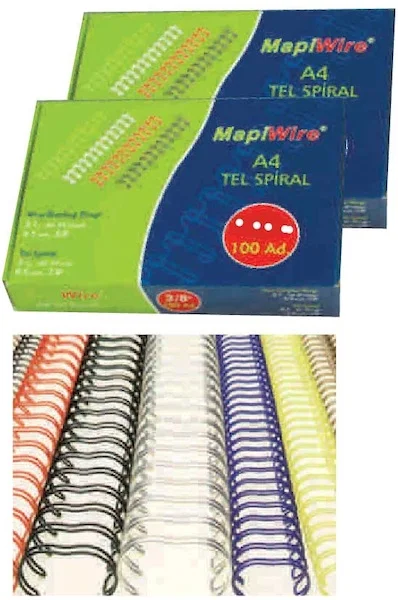 MAPİ SPİRAL TEL 3:1 3/8 M.SARI 100LÜ 210 04 50