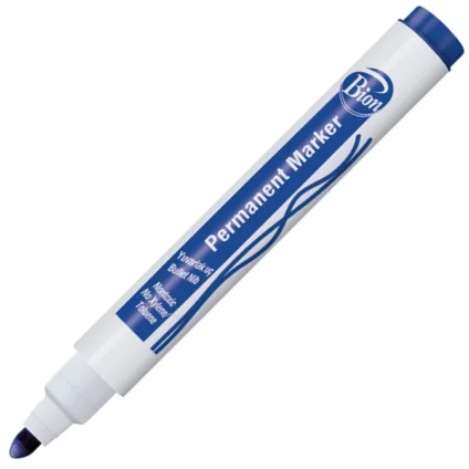 BION PERMANENT MARKÖR YUVARLAK UÇ MAVİ 9175