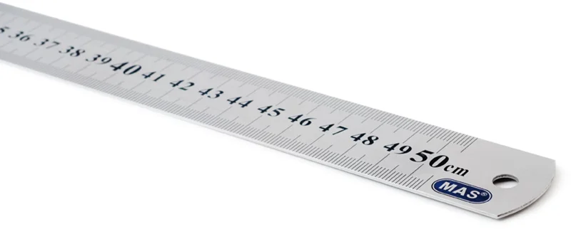 MAS CETVEL 2350 ÇELİK 50 CM