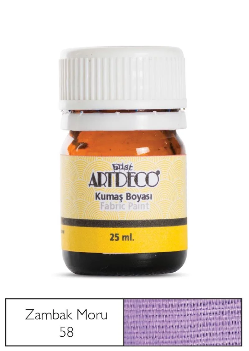 ARTDECO KUMAŞ BOYASI 25 ML ZAMBAK MORU Y-010A-58