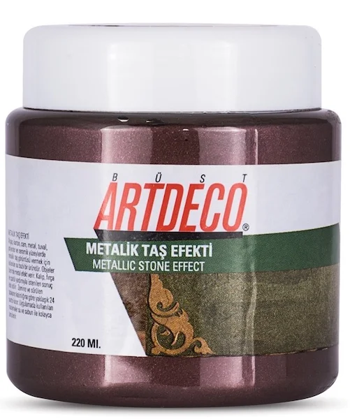 ARTDECO TAŞ EFEKTİ METALİK 220 ML PATLICAN MORU Y-054N-2008