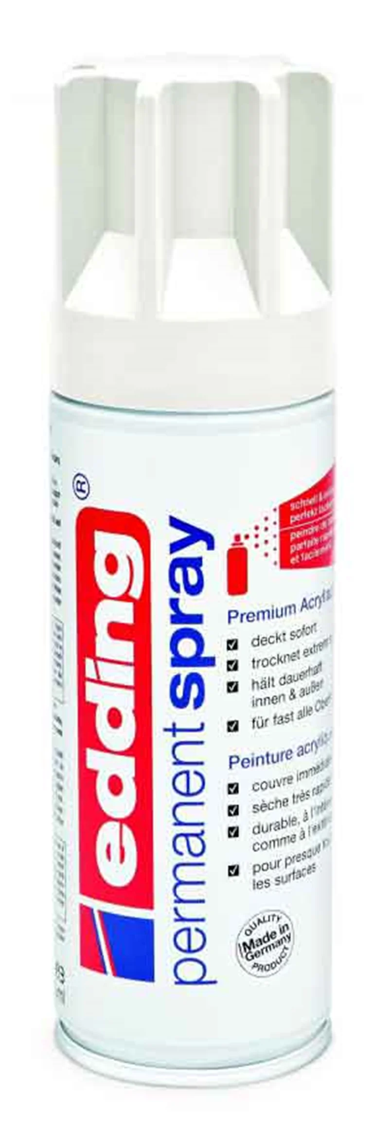 EDDING PERMANENT AKRİLİK SPREY BOYA E-5200 TRAFFIC WHITE GLOSS 953