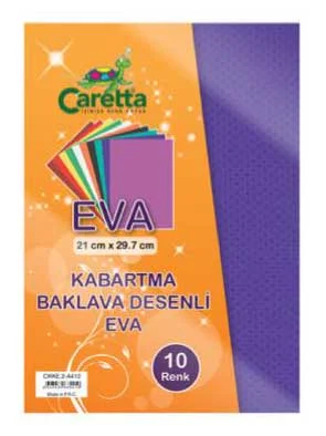 CARETTA EVA A4 10 LU KABARTMA BAKLAVA DESESNLİ CKK.2-A410