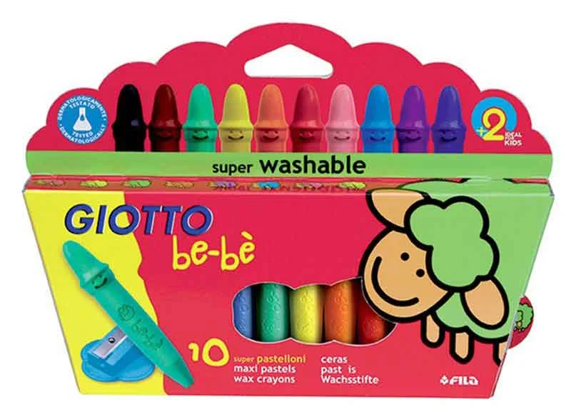 GIOTTO MUM BOYA BEBE 10 LU ASKILI PAKET KALEMTIRAŞ HEDİYELİ 466800
