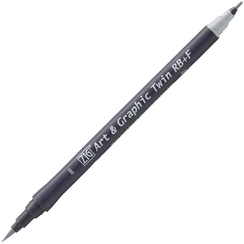 ZIG ART&amp;GRAPHIC TWIN RB TUT-95 80 LIGHT GRAY