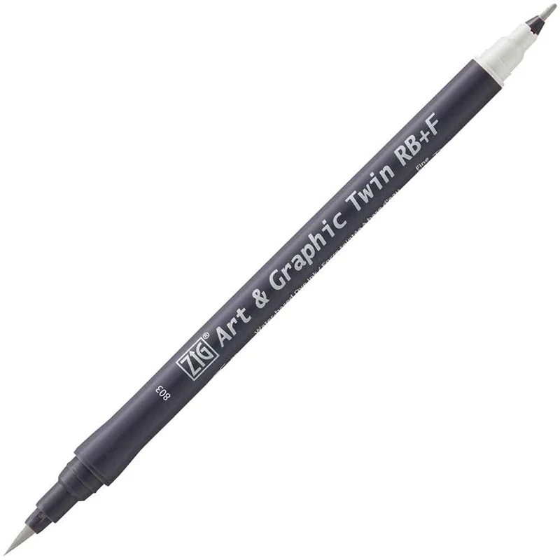 ZIG ART&amp;GRAPHIC TWIN RB TUT-95 803 WARM GRAY 2