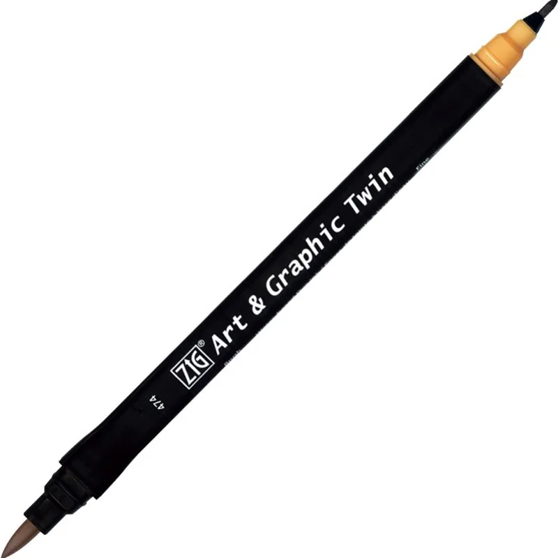 ZIG ART&amp;GRAPHIC TWIN TUT-80 474 MUSTARD