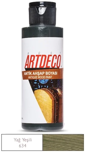 ARTDECO ANTİK ESKİTME BOYASI 140 ML YAĞ YEŞİLİ Y-026R-634