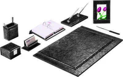 GIPTA SÜMEN TAKIMI DESKTOP 9 PARÇA SİYAH 7129