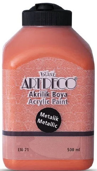 ARTDECO AKRİLİK BOYA METALİK 500 ML BAKIR Y-071L-3728