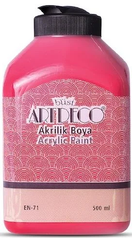 ARTDECO AKRİLİK BOYA 500 ML ATEŞ KIRMIZI Y-070L-3015