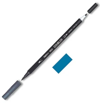 MARVY FIRÇA KALEM BRUSH PEN ÇİFT UÇLU 1800-058 PEACOCKGREE