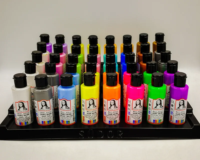 SÜDOR AKRİLİK BOYA SET 70ML CHALKY 40LI SD1008M