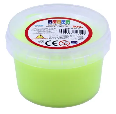SÜDOR SLIME 200 ML POFU FOSFORLU SARI SL08-11