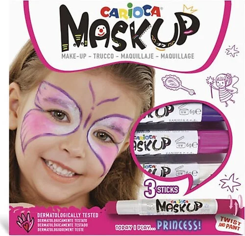 CARIOCA YÜZ BOYASI 6 GR 3 RENK PRINCESS 43049