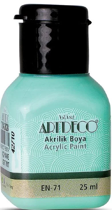 ARTDECO AKRİLİK BOYA 25 ML AÇIK NANE Y-070A-3028