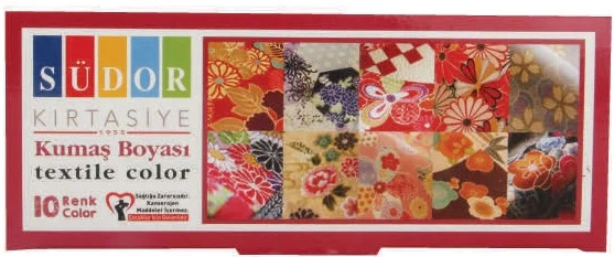 SÜDOR KUMAŞ BOYASI SET 10X25 ML SD940