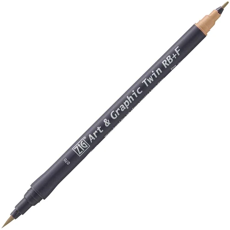 ZIG ART&amp;GRAPHIC TWIN RB TUT-95 70 OATMEAL