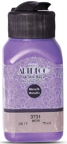 ARTDECO AKRİLİK BOYA METALİK 75 ML MOR Y-071I-3731