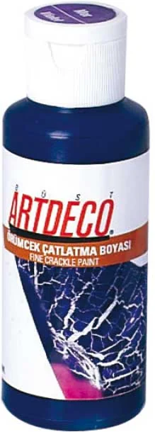 ARTDECO ÖRÜMCEK ÇATLATMA BOYASI 100 ML TURKUAZ Y-028D-1030
