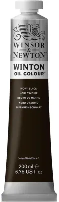 W&amp;N YAĞLI BOYA WINTON 200 ML IVORY BLACK 331 (24) WN-1437331