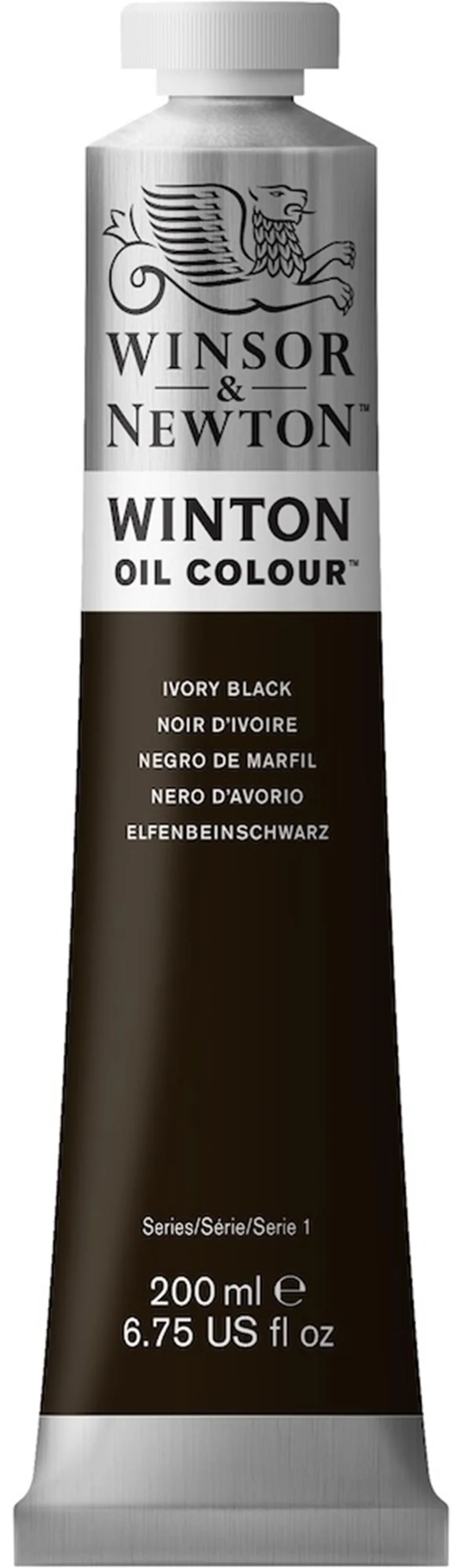 W&amp;N YAĞLI BOYA WINTON 200 ML IVORY BLACK 331 (24) WN-1437331