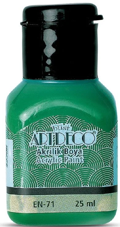 ARTDECO AKRİLİK BOYA 25 ML HAKİ YEŞİL Y-070A-3027